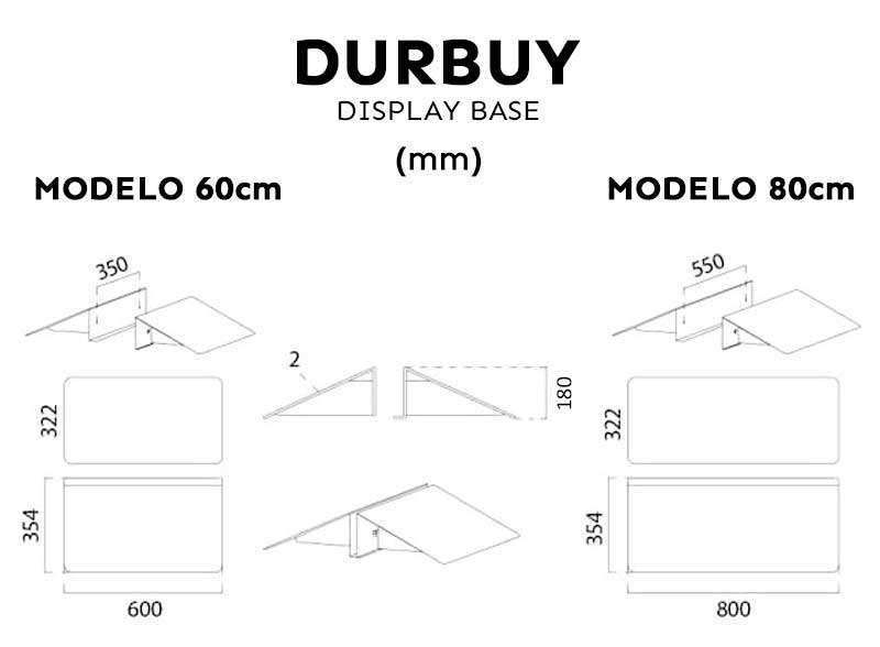 MEDIDA SOPORTE PARA A DURBUIÇÃO MÓDIA INTERIOR